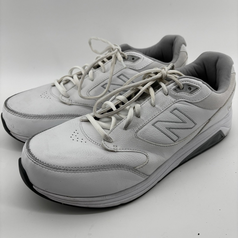 New Balance 928v3 White Leather Gym Orthopedic Shoes Men Size 11.5 UK 11 EUR45.5